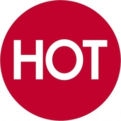 MSC CIRCLE RED/WHT 500/RL TAPE LOGIC LABEL, Quantity: Each of 1