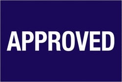 MSC APPROVED BLU/WH 500RL TAPE LOGIC LABEL, Quantity: Each of 1