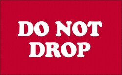 MSC Tape Logic DL1970 5" x 5" Red/White Paper Shipping Label For Multi-Use,