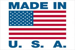 MSC&nbsp;2X3 MADE N USA 500/RL TAPE LOGIC LABEL