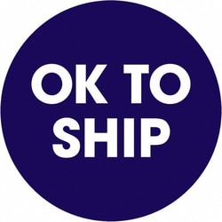MSC&nbsp;2OK TO SHIP BLU 500RL TAPE LOGIC LABEL