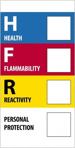 MSC&nbsp;1X2HLTH FLAM RCT 500RL TAPE LOGIC LABEL