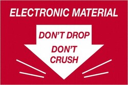 MSC&nbsp;2X3ELEC MAT RD/WH 500R TAPE LOGIC LABEL