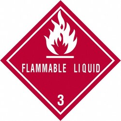 MSC Tape Logic DL5120 4" x 4" Red/White Paper D.O.T. Labels For Multi-Use,