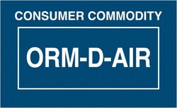MSC&nbsp;ORM-D-AIR BLU/WH 500RL TAPE LOGIC LABEL