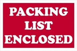 MSC&nbsp;PACK LIST ENC RD 500RL TAPE LOGIC LABEL