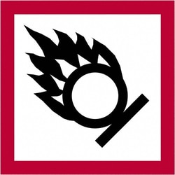 MSC&nbsp;2X2FLAME/CIRC 500/RL TAPE LOGIC PICTOGRAM LBL