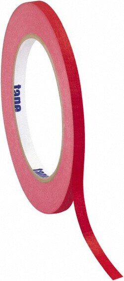 MSC Tape Logic T931003R 1/4" Wide x 60 Yd Long x 4.9 mil Thick Red Masking