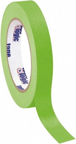 MSC Tape Logic T934003A 3/4" Wide x 60 Yd Long x 4.9 mil Thick Green Masking