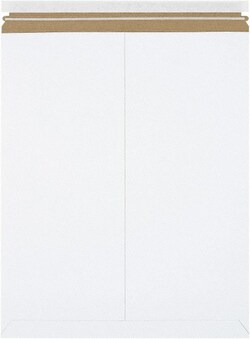 MSC&nbsp;17X21 WHT 100/PK SELF-SEAL FLAT MAILER