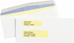 MSC EN1104 Pack of (2500), 8-7/8" Long x 3-7/8" Wide Gummed Flap Plain