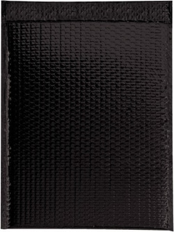 MSC&nbsp;13X17-1/2 BLK 100/PK GLAMOUR BUBBLE MAILER