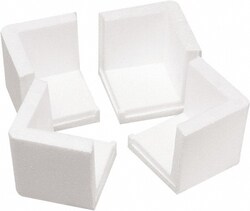 MSC 3X3X3 WHT FOAM CORNER