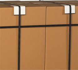 MSC .120X2X2X6 WHT STRAPPING PROTECTOR, Quantity: Each of 1