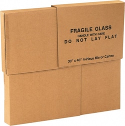 MSC&nbsp;30404PCMC Moving & Box Kits; Kit Type: Mirror Boxes ; Number of Boxes: 4 ; Total Number of Pieces: 4 ; Contents: 4-Piece 30 x 40 x 3 12 Mirror Boxes