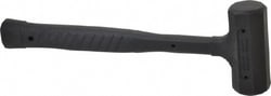 MSC Paramount PAR-LST220400 14 oz Dead Blow Hammer Rubber Head, Rubber-Covered Steel Handle, 1-1/8