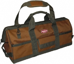 MSC Bucket Boss 60024 16 Pocket Brown & Green Polyester Tool Bag 24