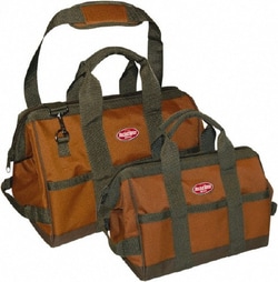 MSC Bucket Boss 60028 12 Pocket Brown & Green Polyester Tool Bag 12