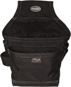 MSC Bucket Boss 57200 11 Pocket General Purpose Holster Ballistic Nylon, Black