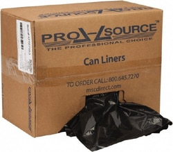 MSC PRO-SOURCE PSM4761FB Pack of (100) 56 Gallon 2 mil Heavy-Duty Trash Bags 43