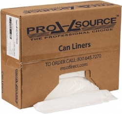 MSC&nbsp;PRO-SOURCE PSRST4347X1C Pack of (100) 56 Gallon 1.5 mil Heavy-Duty Trash Bags 43