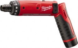 MSC Milwaukee Tool 2101-22 4 Volts, Lithium-Ion Battery, Swivel Handle