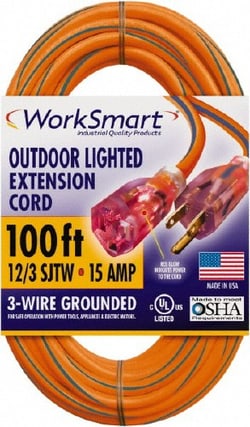 MSC Value Collection PS-AZB0050 100', 12/3 Gauge/Conductors, Orange/Blue