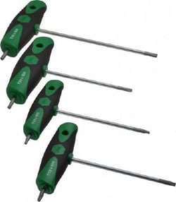 MSC Wiha 36497 7 Piece T10 to T40 T-Handle Torx Key Set T10, T15, T20,