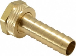 MSC Dixon Valve & Coupling 5941012C 3/4 NH Garden Hose Fitting Brass, Long