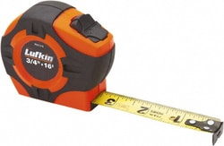 MSC Lufkin PHV1316N 16' x 3/4" Yellow Blade Tape Measure 1/16 & 1/32" Graduation,