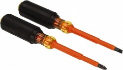 MSC Klein Tools 33532-INS 2 Piece Keystone & Phillips Screwdriver Set Bit