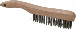 MSC Osborn 0005401900 4 Rows x 16 Columns Stainless Steel Scratch Brush