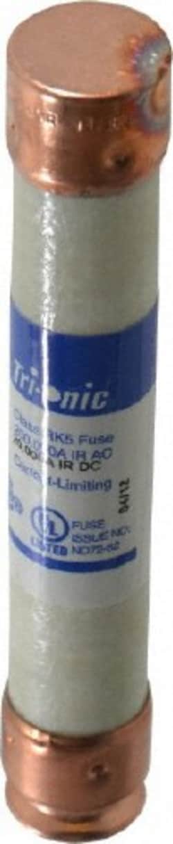 MSC Ferraz Shawmut TRS30R 300 VDC, 600 VAC, 30 Amp, Time Delay General Purpose Fuse Clip Mount, 127mm Overall Length, 20 at DC, 200 at AC kA Rating, 13/16