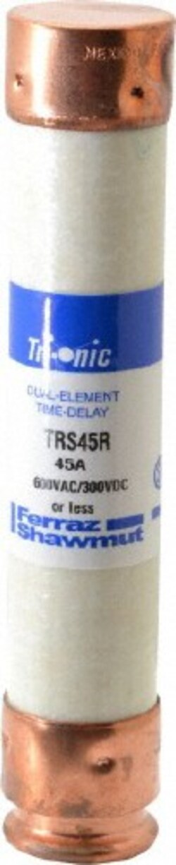 MSC Ferraz Shawmut TRS45R 300 VDC, 600 VAC, 45 Amp, Time Delay General