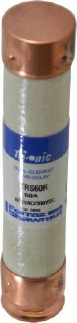 MSC&nbsp;Ferraz Shawmut TRS60R 300 VDC, 600 VAC, 60 Amp, Time Delay General Purpose Fuse Clip Mount, 5-1/2