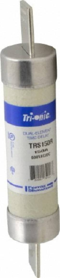 MSC Ferraz Shawmut TRS150R 600 VAC/VDC, 150 Amp, Time Delay General Purpose Fuse Clip Mount, 9-5/8