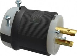 MSC Hubbell Wiring Device-Kellems HBL2421 250 VAC 20A NEMA L15-20P Industrial