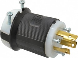 MSC Hubbell Wiring Device-Kellems HBL2621 250 VAC 30A NEMA L6-30P Industrial