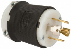 MSC Hubbell Wiring Device-Kellems HBL2821 277/480 VAC 30A NEMA L22-30P