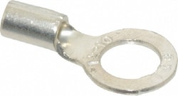 MSC Thomas & Betts C10-516 12-10 AWG Noninsulated Crimp Connection D Shaped Ring Terminal 5/16