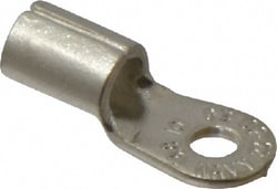 MSC&nbsp;Thomas & Betts E6-10 6 AWG Noninsulated Crimp Connection Circular Ring Terminal #10 Stud, 1.13