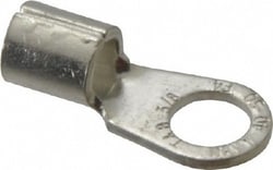 MSC Thomas & Betts F4-38 4 AWG Noninsulated Crimp Connection Circular Ring Terminal 3/8