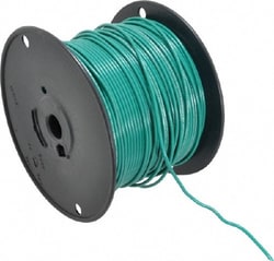 MSC Southwire 411020505 16 AWG, 26 Strand, Green Machine Tool Wire PVC, Acid, Moisture and Oil Resistant, 500 Ft. Long
