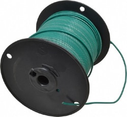 MSC Southwire 411030505 14 AWG, 41 Strand, Green Machine Tool Wire PVC,