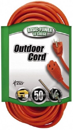 MSC Southwire 2308SW8803 50', 16/3 Gauge/Conductors, Orange Indoor & Outdoor