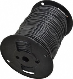 MSC&nbsp;Southwire 11595601 THHN/THWN, 10 AWG, 30 Amp, 500' Long, Solid Core, 1 Strand Building Wire Black, Thermoplastic Insulation