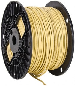MSC Southwire 22960901 THHN/THWN, 14 AWG, 15 Amp, 500' Long, Stranded Core, 19 Strand Building Wire Yellow, Thermoplastic Insulation