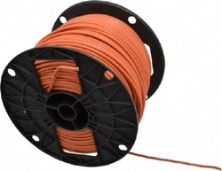 MSC Southwire 22970801 THHN/THWN, 12 AWG, 20 Amp, 500' Long, Stranded Core, 19 Strand Building Wire Orange, Thermoplastic Insulation