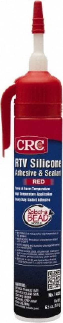MSC CRC 1004793 8 oz Tube Red RTV Silicone Gasket Sealant -80 to 500°F