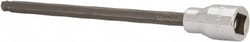 MSC SK 45966 3/8" Drive, 6mm Ball End Hand Hex Bit Socket 6" Overall Length,